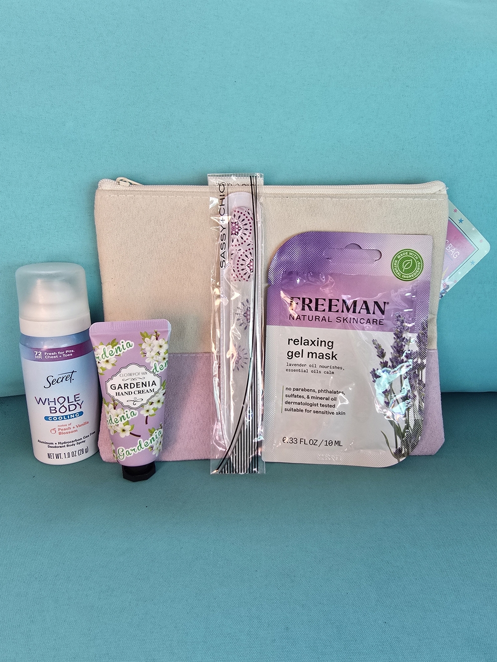 Secret Whole Body Women Skincare Set with Purple Pouch